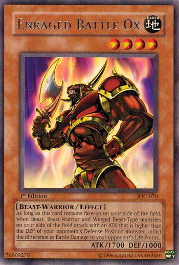 Enraged Battle Ox [IOC-070] Rare | Exor Games Bridgewater