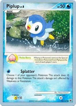 Piplup LV.8 (72/100) (Empotech - Dylan Lefavour) [World Championships 2008] | Exor Games Bridgewater