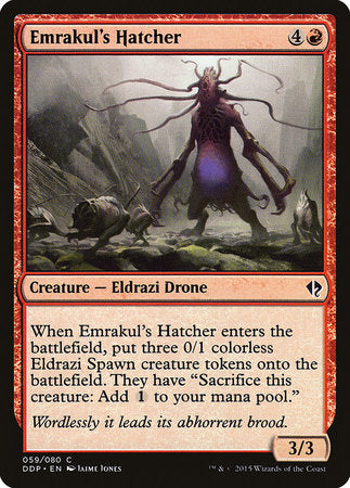 Emrakul's Hatcher [Duel Decks: Zendikar vs. Eldrazi] | Exor Games Bridgewater