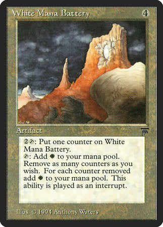 White Mana Battery [Legends] | Exor Games Bridgewater