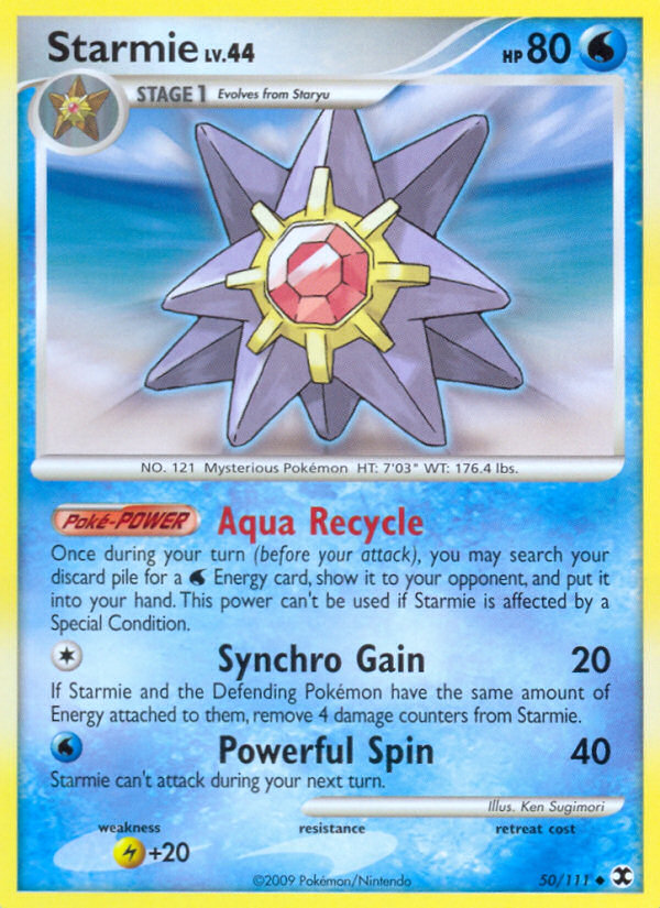 Starmie (50/111) [Platinum: Rising Rivals] | Exor Games Bridgewater