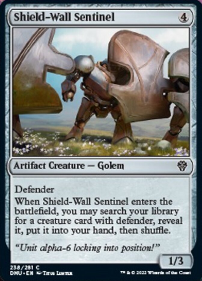 Shield-Wall Sentinel [Dominaria United] | Exor Games Bridgewater