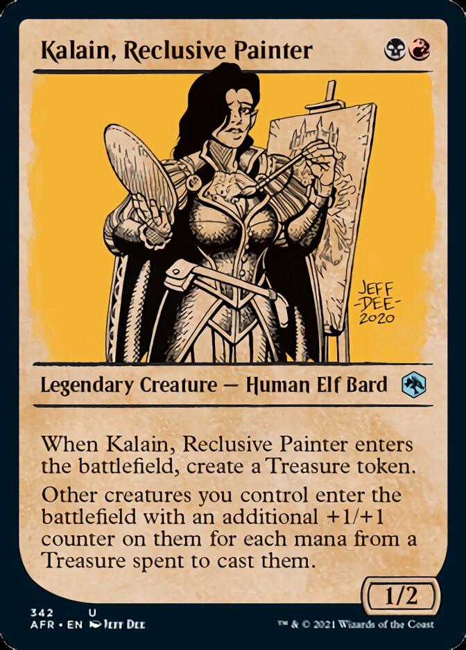 Kalain, Reclusive Painter (Showcase) [Dungeons & Dragons: Adventures in the Forgotten Realms] | Exor Games Bridgewater