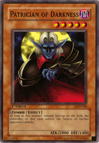 Patrician of Darkness [LOD-058] Common | Exor Games Bridgewater