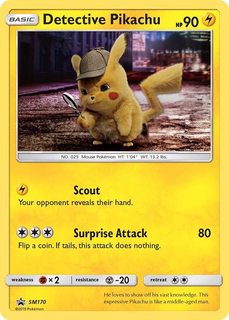 Detective Pikachu (SM170) [Sun & Moon: Black Star Promos] | Exor Games Bridgewater