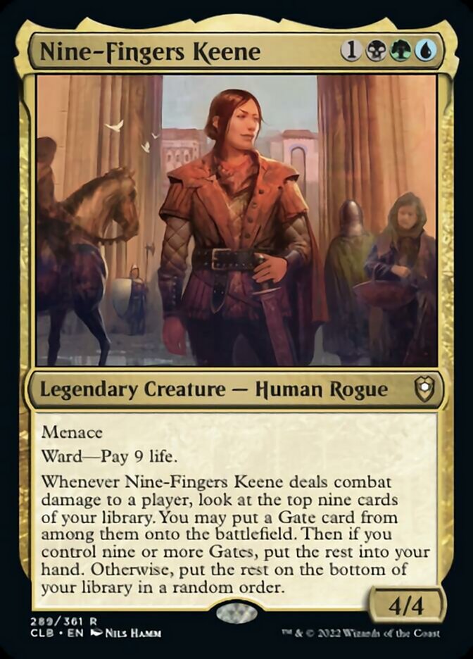 Nine-Fingers Keene [Commander Legends: Battle for Baldur's Gate] | Exor Games Bridgewater