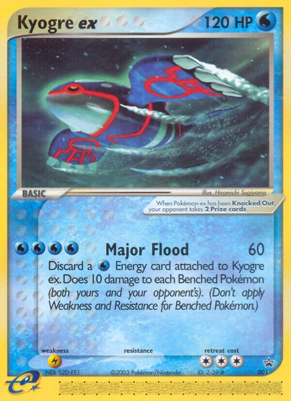 Kyogre ex (001) [Nintendo: Black Star Promos] | Exor Games Bridgewater