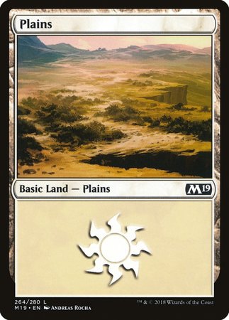 Plains (264) [Core Set 2019] | Exor Games Bridgewater