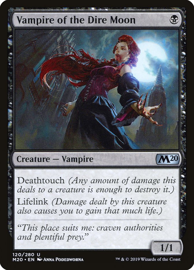 Vampire of the Dire Moon [Core Set 2020] | Exor Games Bridgewater