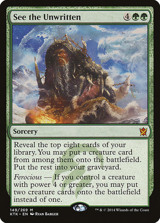 See the Unwritten [Khans of Tarkir] | Exor Games Bridgewater