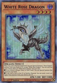 White Rose Dragon (Green) [LDS2-EN109] Ultra Rare | Exor Games Bridgewater