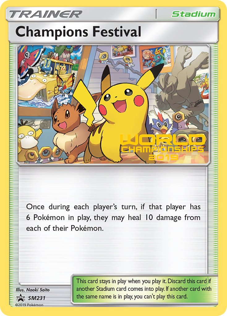 Champions Festival (SM231) (Quarter Finalist 2019) [Sun & Moon: Black Star Promos] | Exor Games Bridgewater