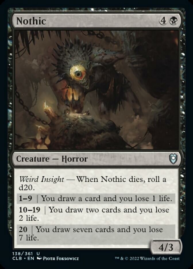 Nothic [Commander Legends: Battle for Baldur's Gate] | Exor Games Bridgewater