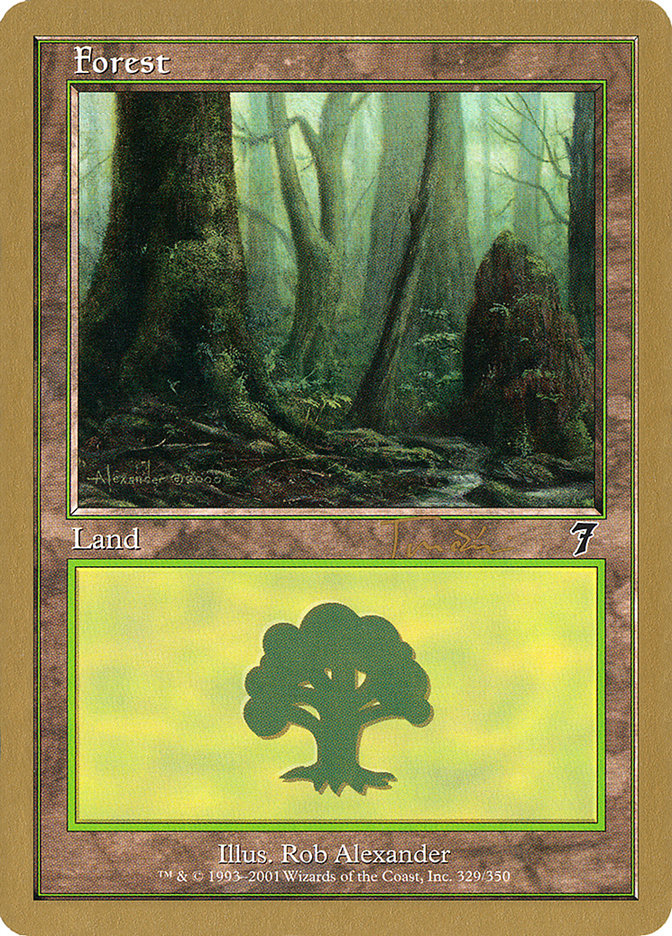 Forest (jt329) (Jan Tomcani) [World Championship Decks 2001] | Exor Games Bridgewater