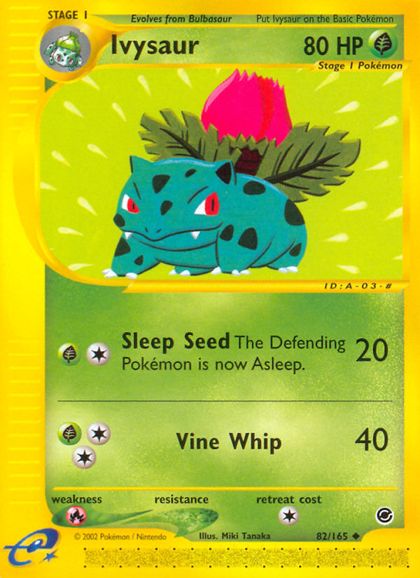 Ivysaur (82/165) [Expedition: Base Set] | Exor Games Bridgewater