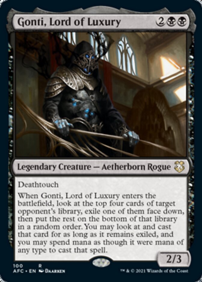 Gonti, Lord of Luxury [Dungeons & Dragons: Adventures in the Forgotten Realms Commander] | Exor Games Bridgewater