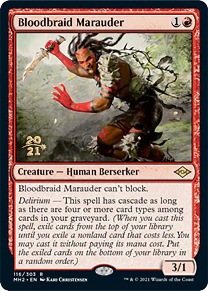 Bloodbraid Marauder [Modern Horizons 2 Prerelease Promos] | Exor Games Bridgewater