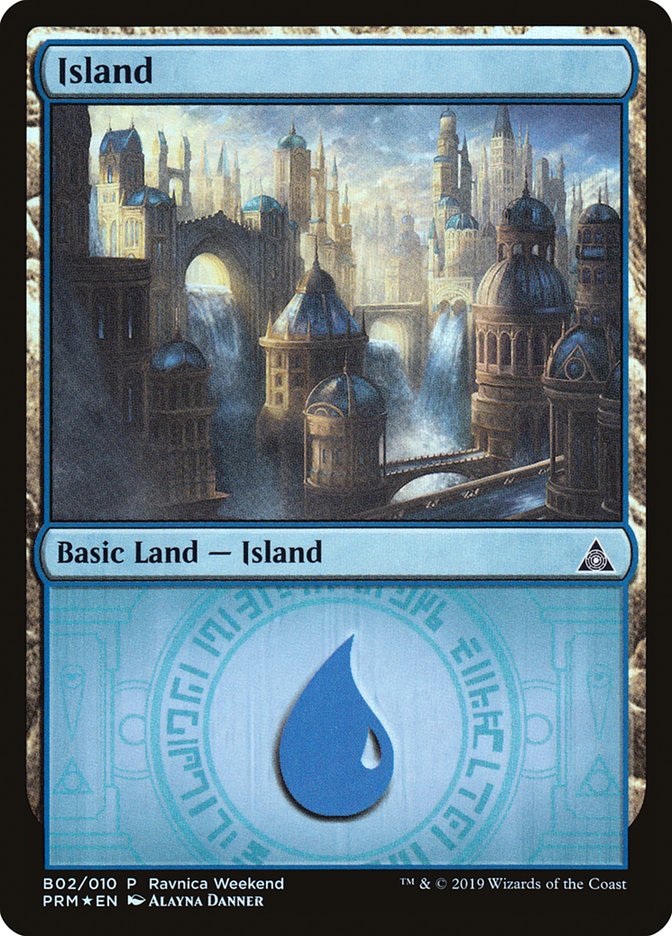 Island (B02) [Ravnica Allegiance Guild Kit] | Exor Games Bridgewater