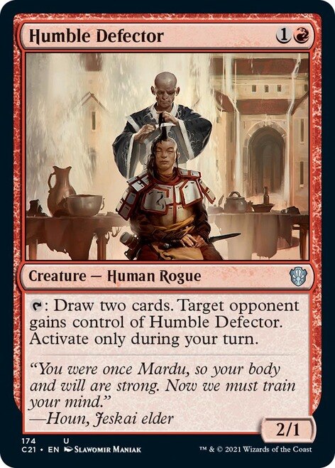 Humble Defector [Commander 2021] | Exor Games Bridgewater