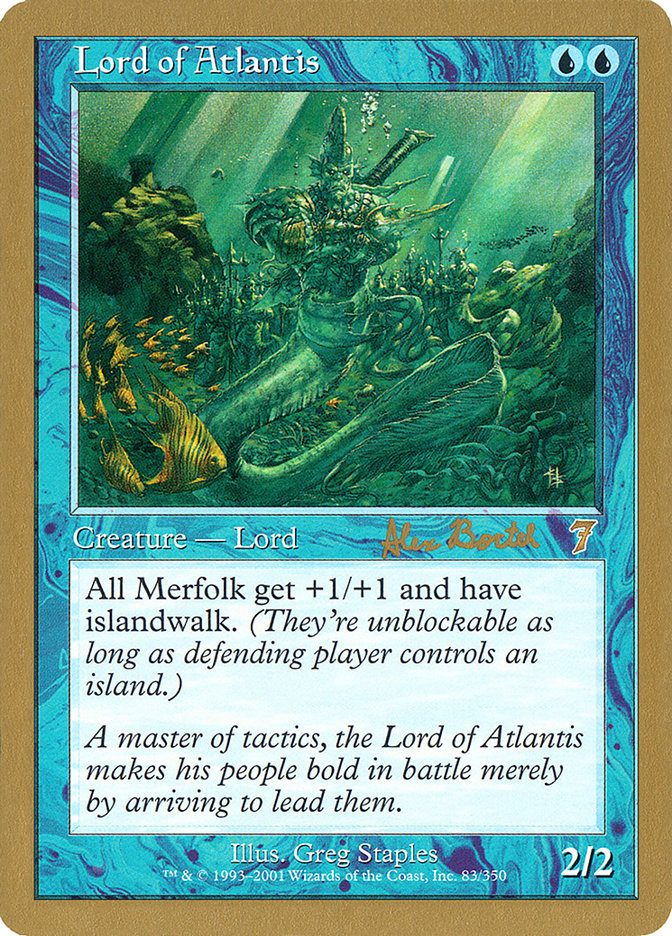 Lord of Atlantis (Alex Borteh) [World Championship Decks 2001] | Exor Games Bridgewater