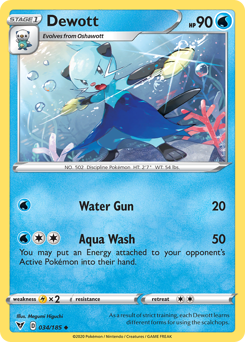 Dewott (034/185) [Sword & Shield: Vivid Voltage] | Exor Games Bridgewater