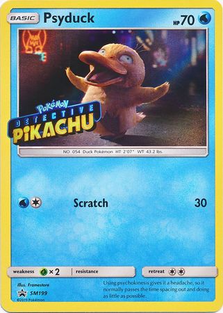 Psyduck Detective (SM199) (Pikachu Stamped) [Sun & Moon: Black Star Promos] | Exor Games Bridgewater