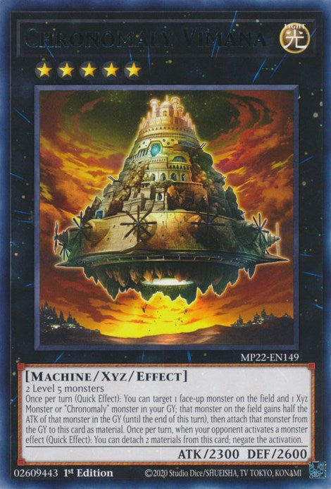 Chronomaly Vimana [MP22-EN149] Rare | Exor Games Bridgewater