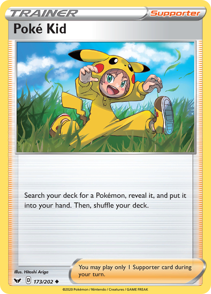 Poke Kid (173/202) [Sword & Shield: Base Set] | Exor Games Bridgewater