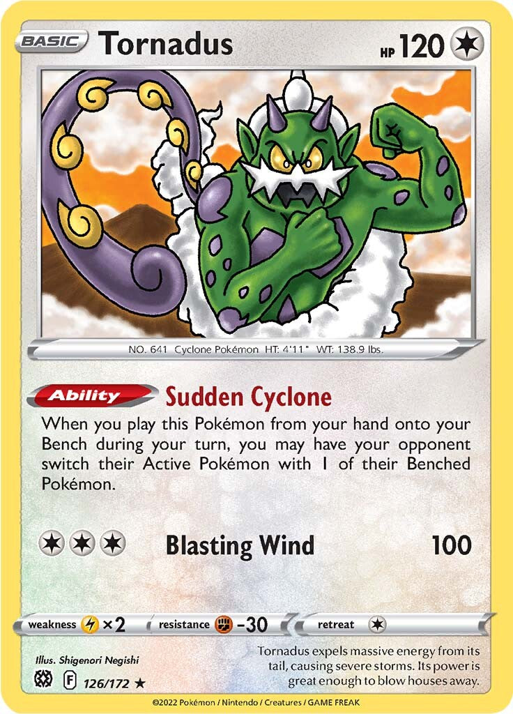 Tornadus (126/172) [Sword & Shield: Brilliant Stars] | Exor Games Bridgewater