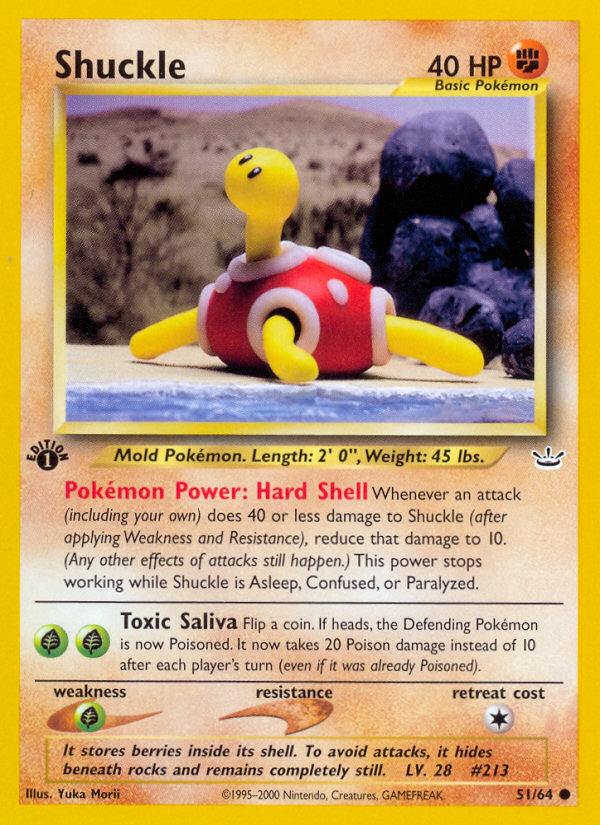 Shuckle (51/64) [Neo Revelation 1st Edition] | Exor Games Bridgewater