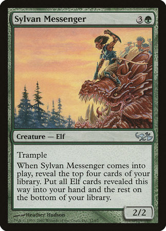 Sylvan Messenger [Duel Decks: Elves vs. Goblins] | Exor Games Bridgewater