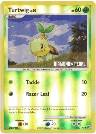 Turtwig (103/130) [Burger King Promos: 2008 Collection] | Exor Games Bridgewater