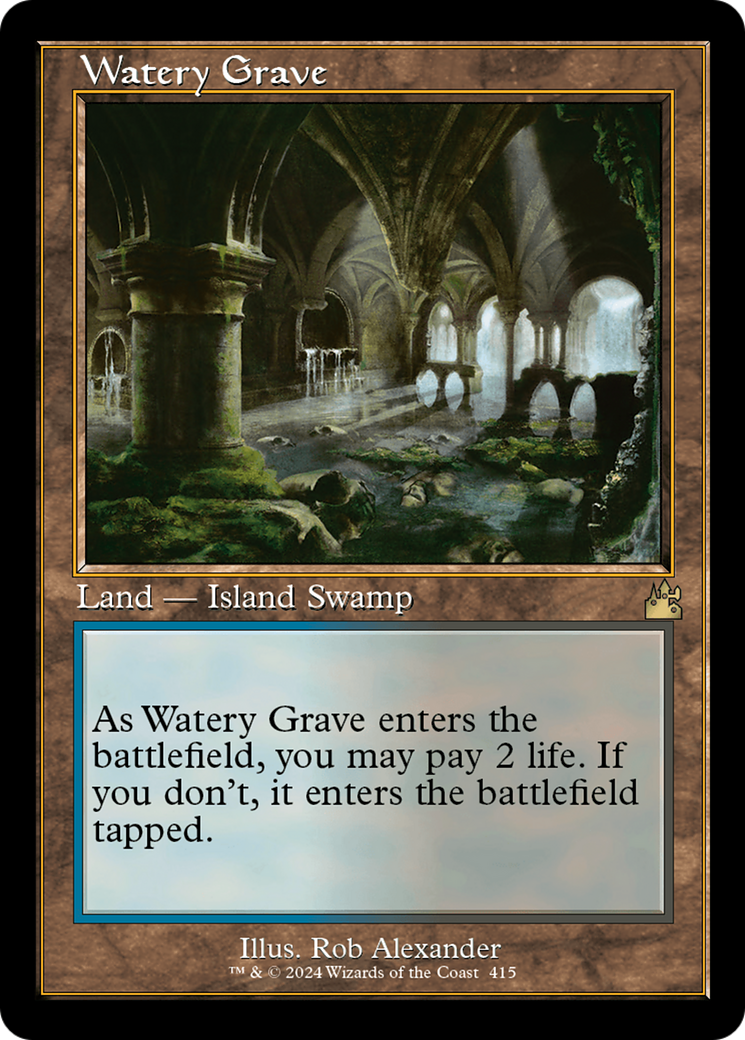 Watery Grave (Retro) [Ravnica Remastered] | Exor Games Bridgewater