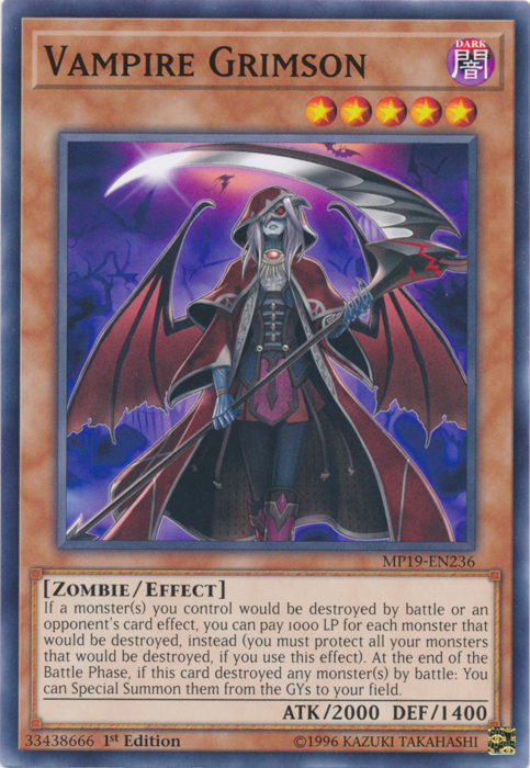 Vampire Grimson [MP19-EN236] Common | Exor Games Bridgewater