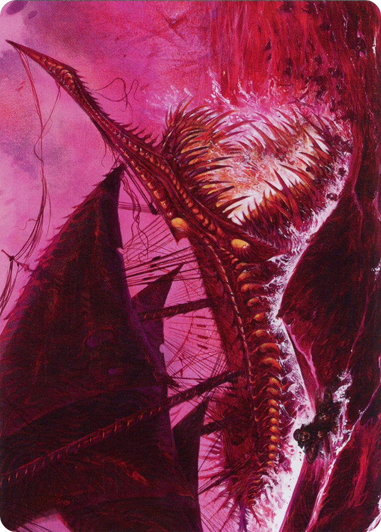 Marauding Dreadship Art Card [March of the Machine Art Series] | Exor Games Bridgewater