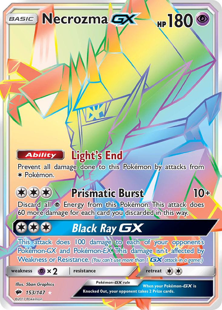 Necrozma GX (153/147) [Sun & Moon: Burning Shadows] | Exor Games Bridgewater