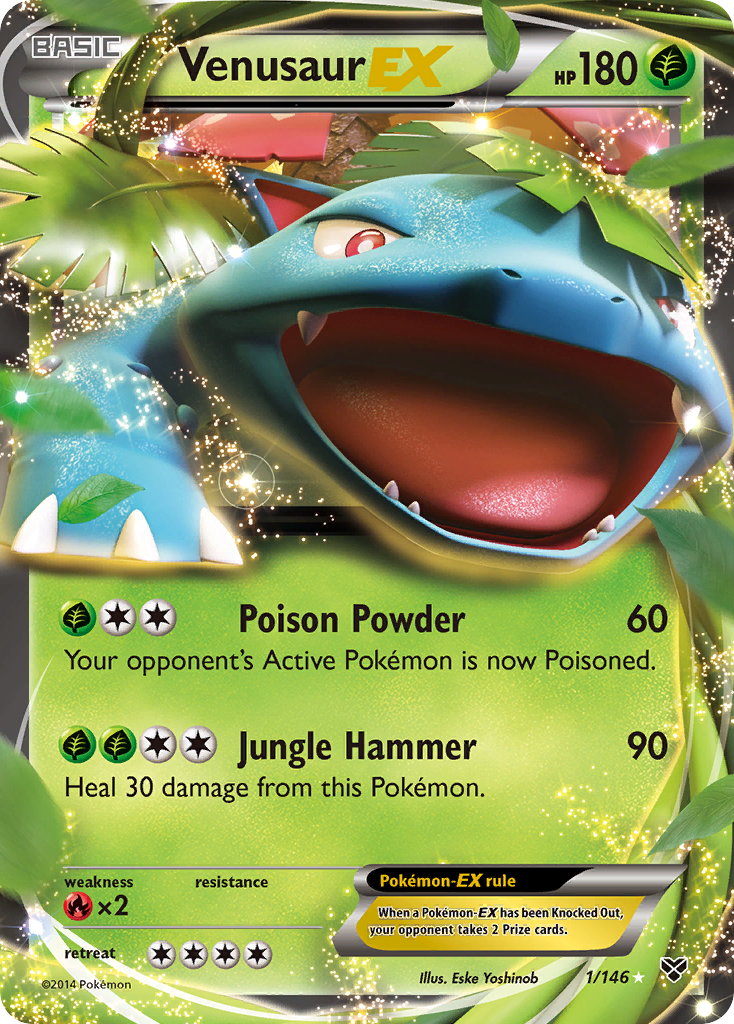 Venusaur EX (1/146) [XY: Base Set] | Exor Games Bridgewater