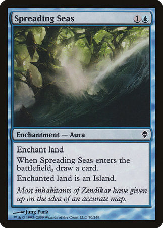 Spreading Seas [Zendikar] | Exor Games Bridgewater