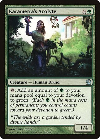 Karametra's Acolyte [Theros] | Exor Games Bridgewater