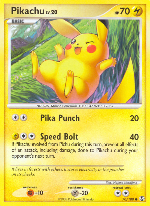 Pikachu (70/100) [Diamond & Pearl: Stormfront] | Exor Games Bridgewater