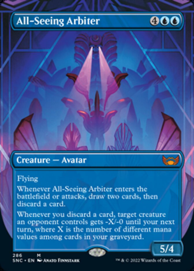 All-Seeing Arbiter (Borderless Alternate Art) [Streets of New Capenna] | Exor Games Bridgewater