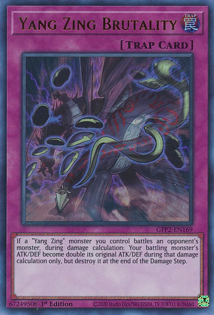 Yang Zing Brutality [GFP2-EN169] Ultra Rare | Exor Games Bridgewater