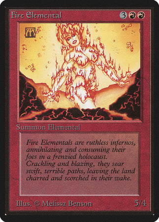 Fire Elemental [Limited Edition Beta] | Exor Games Bridgewater