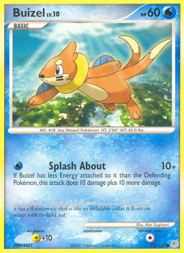 Buizel (72/130) [Diamond & Pearl: Base Set] | Exor Games Bridgewater