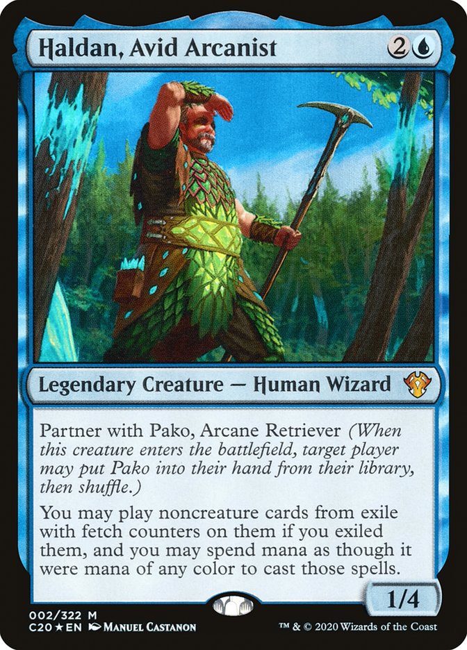 Haldan, Avid Arcanist [Commander 2020] | Exor Games Bridgewater