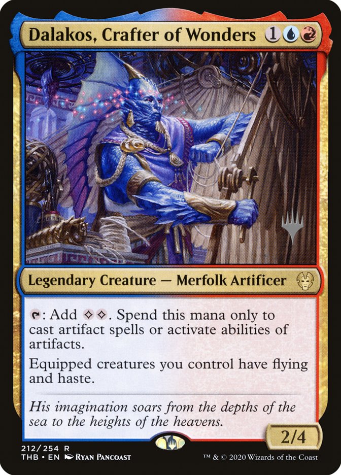 Dalakos, Crafter of Wonders (Promo Pack) [Theros Beyond Death Promos] | Exor Games Bridgewater