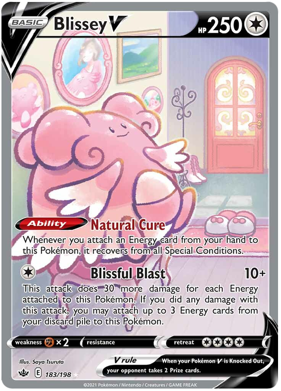 Blissey V (183/198) [Sword & Shield: Chilling Reign] | Exor Games Bridgewater