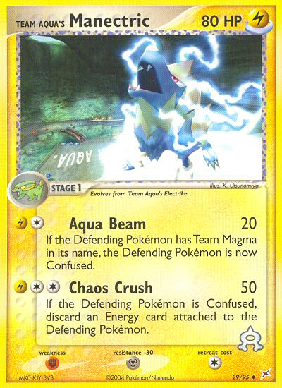 Team Aqua's Manectric (29/95) [EX: Team Magma vs Team Aqua] | Exor Games Bridgewater