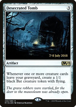 Desecrated Tomb [Core Set 2019 Promos] | Exor Games Bridgewater