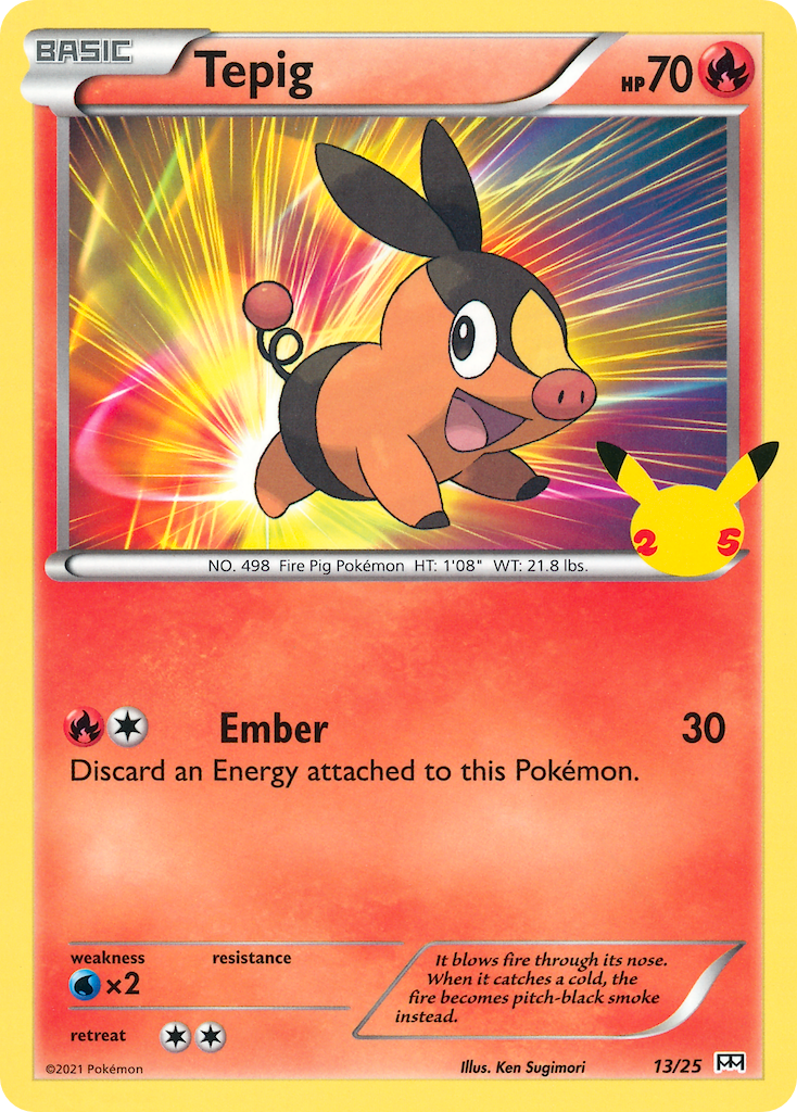 Tepig (13/25) [McDonald's 25th Anniversary] | Exor Games Bridgewater